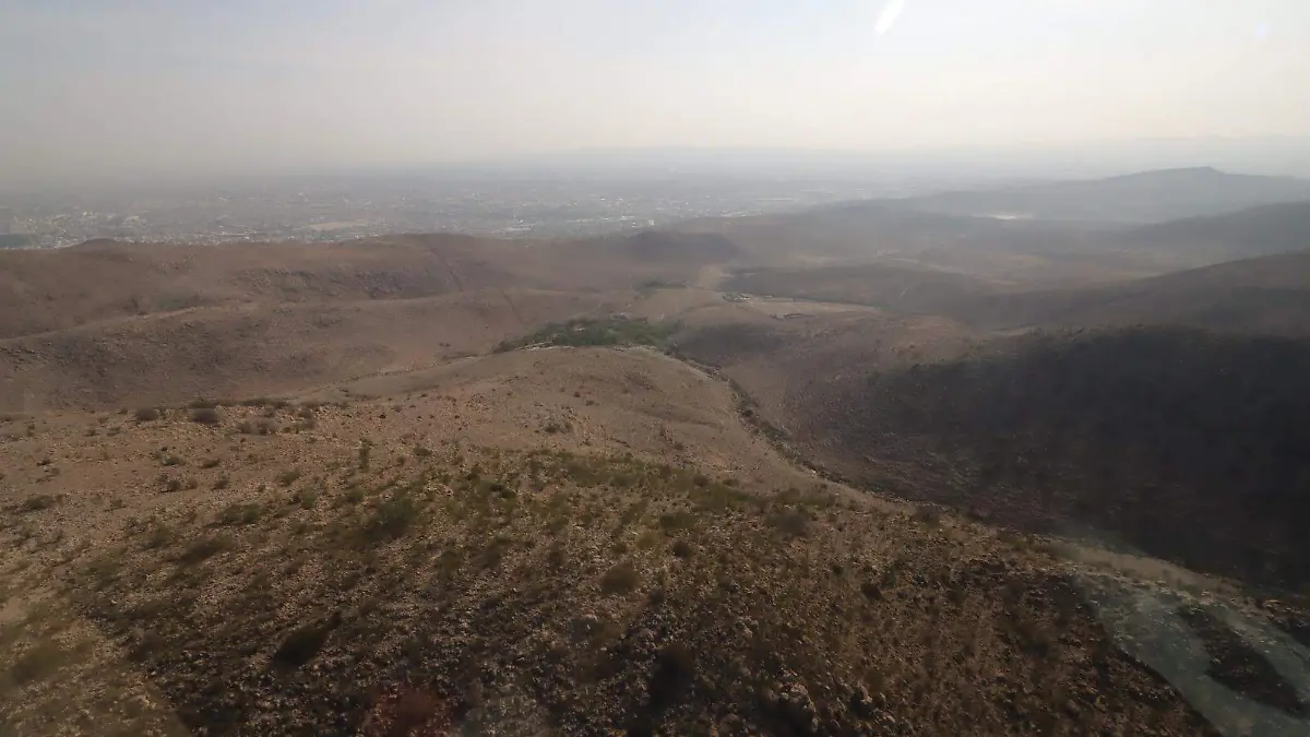 Incendios en la Sierra de San Miguelito