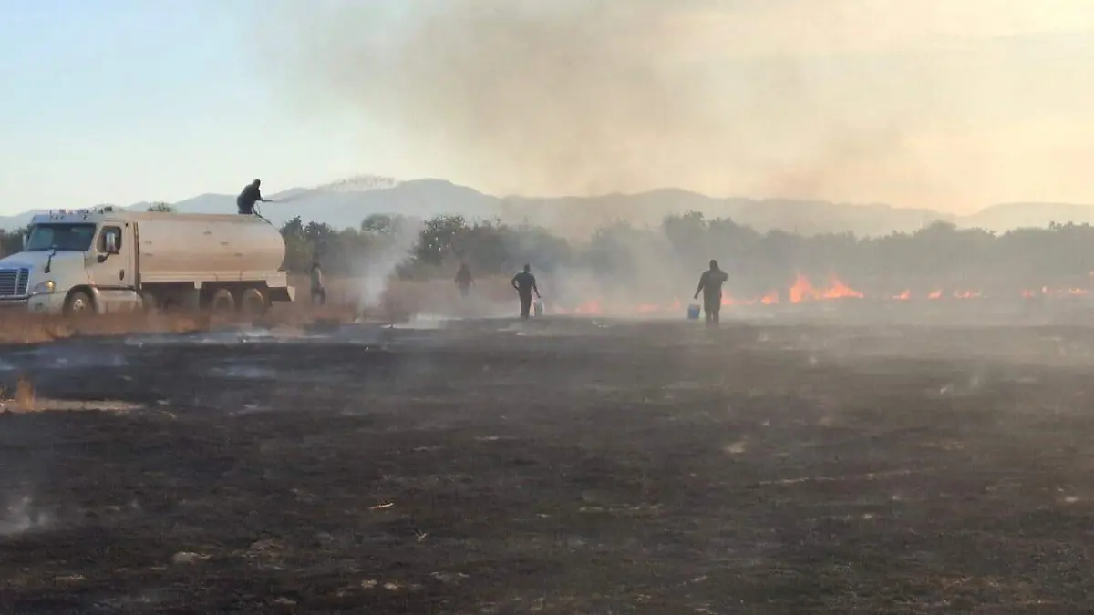 Incendio en Mexquitic}