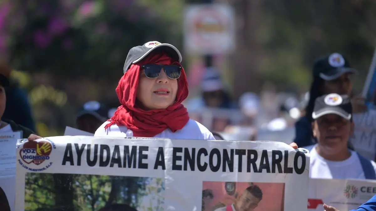 Manifestación de madres buscadoras