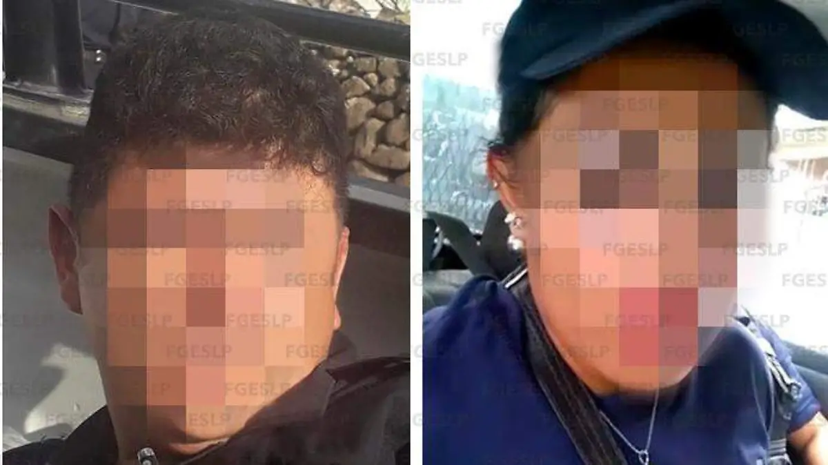 policía estatal y a su cómplice