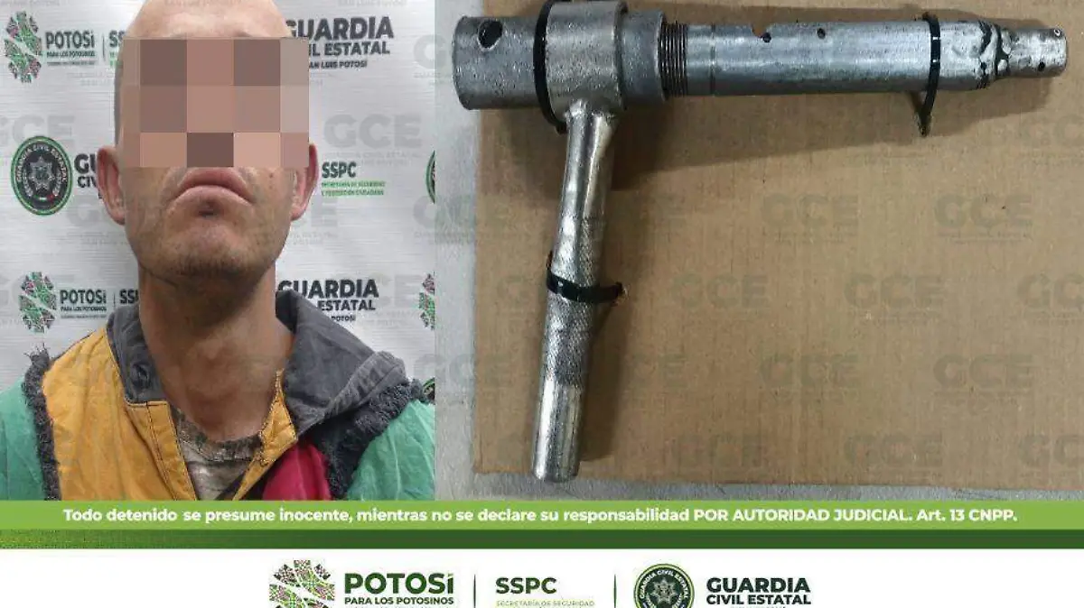 DETENIDO GCE CACHIMBA