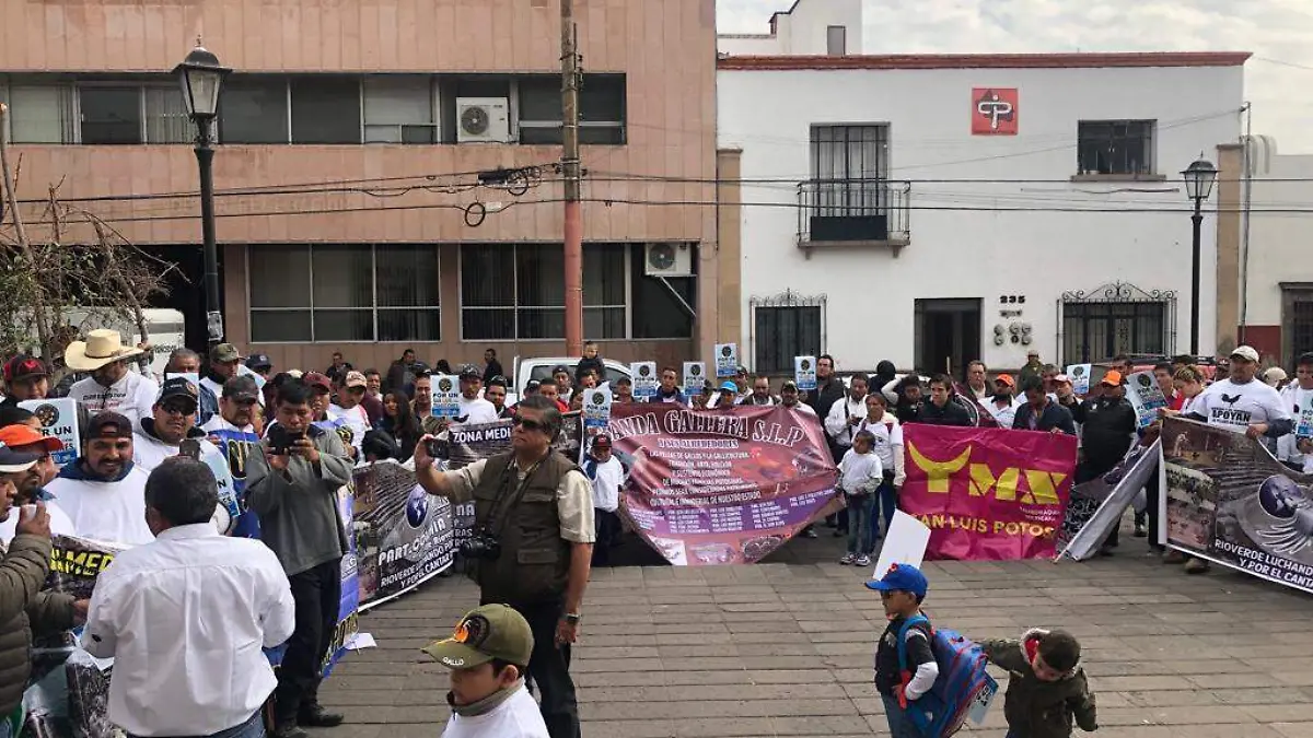 protestas galleros y taurinos