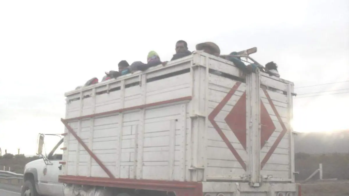 En transportes inadecuados son