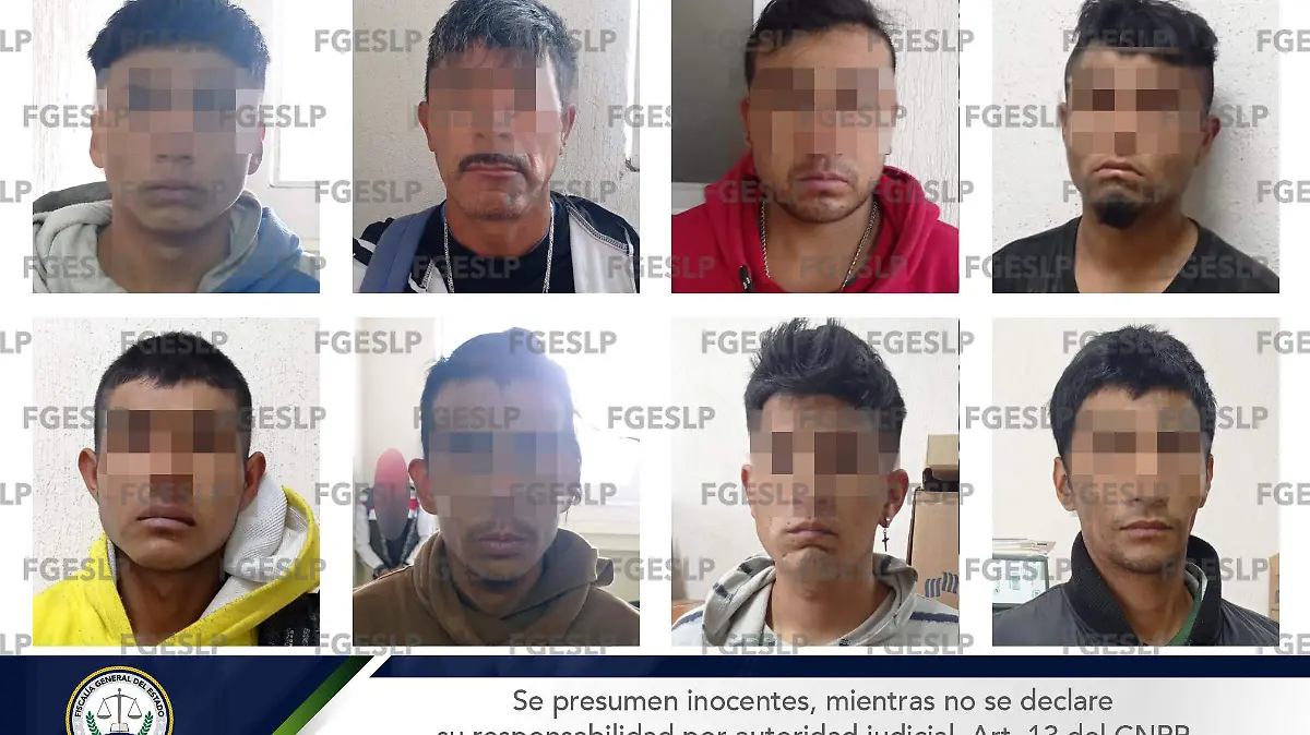 ocho detenisos