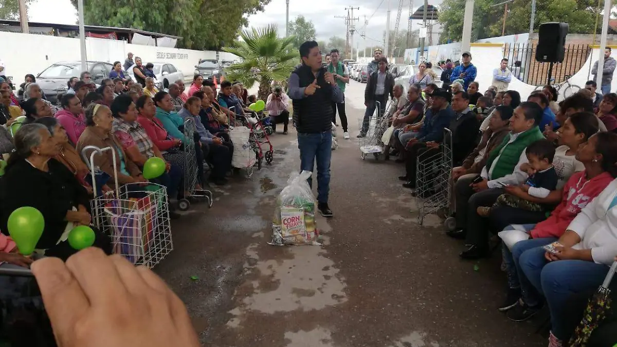 Entrega despensas rancho nuevo