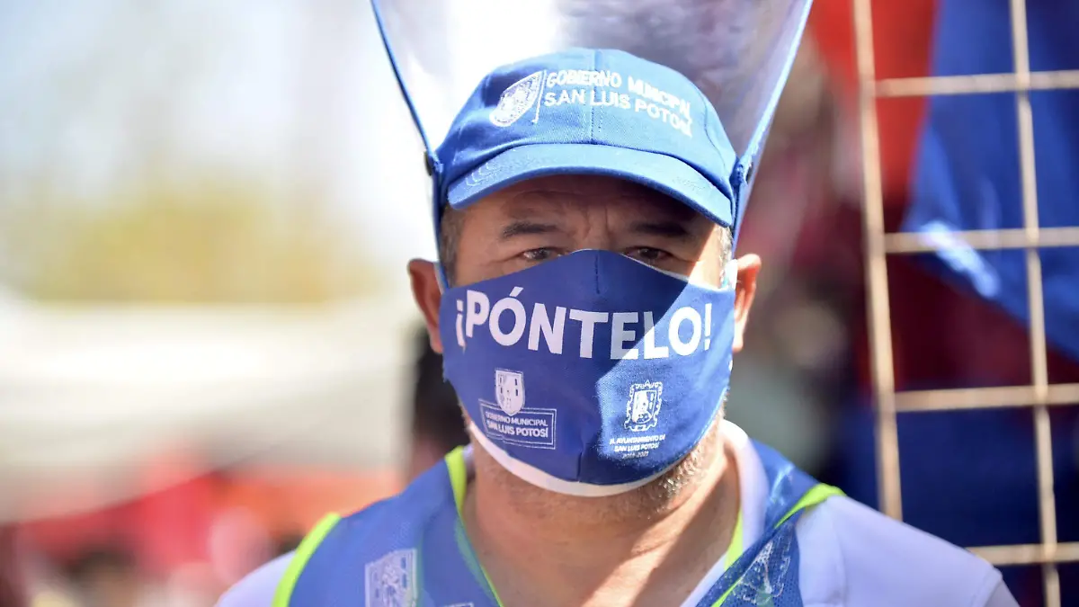 Entrega de cubrebocas