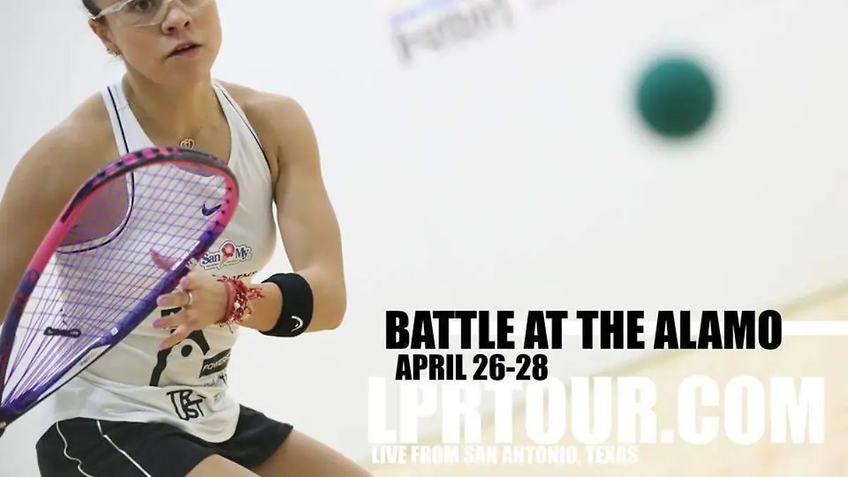 Paola Longoria torneo Batalla del Álamo