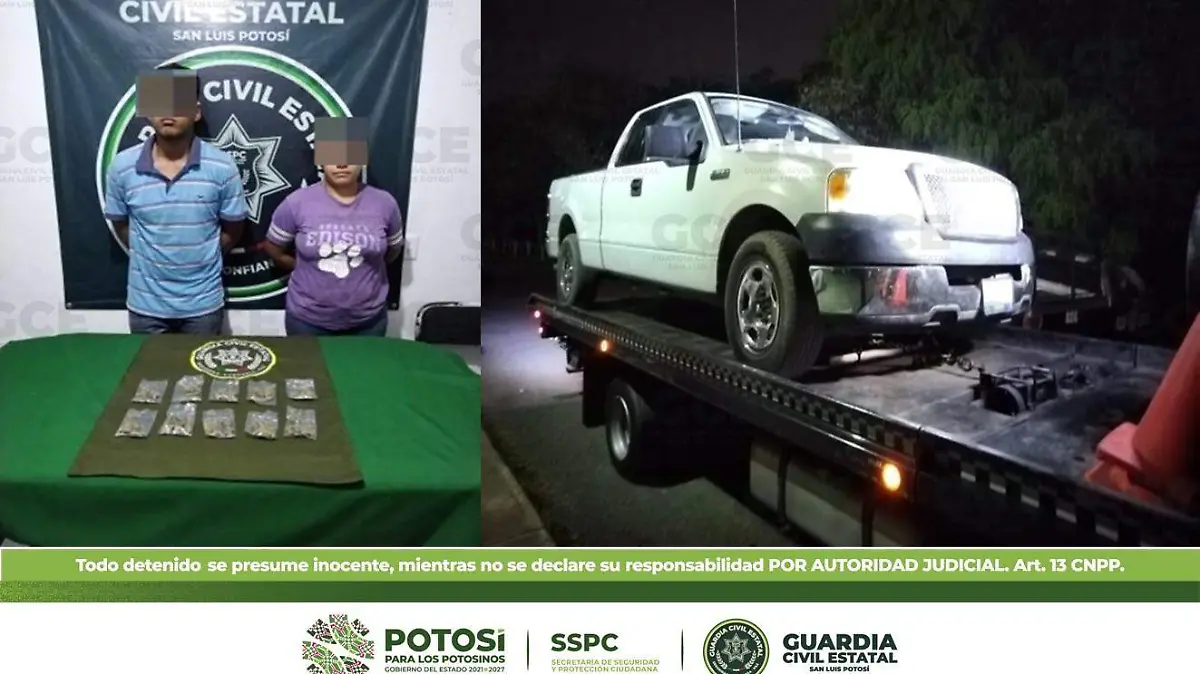 Detenidos narcomenudistas