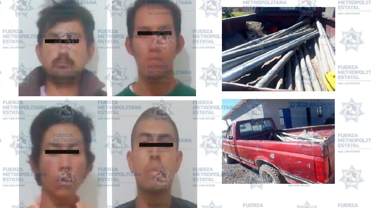 robo de tubos galvanizados