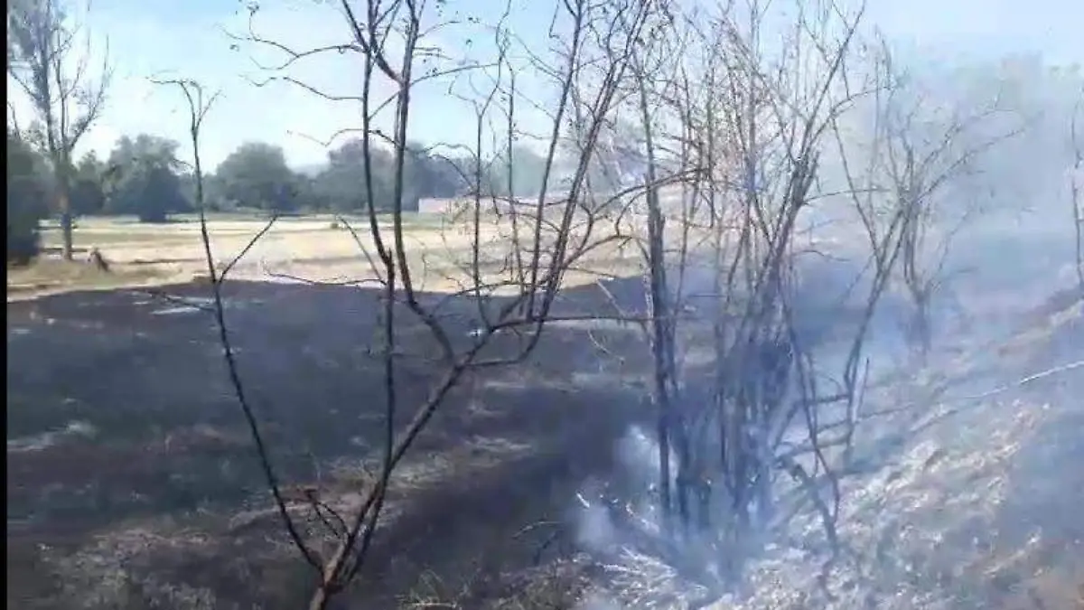 incendio por quema de basura soledad
