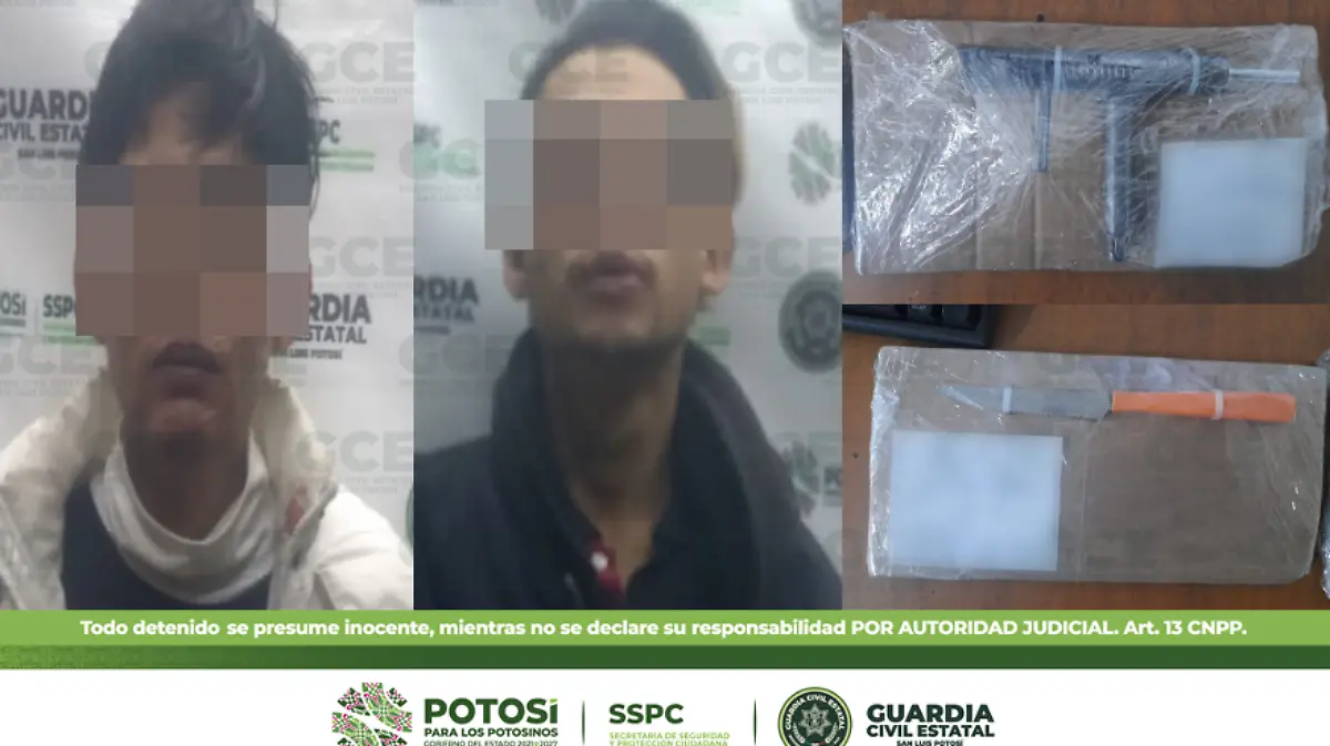 271122 Boletín 2640,POR PORTACIÓN DE ARMAS PROHIBIDAS, 4 PERSONAS SON DETENIDAS POR LA GUARDIA CIVIL ESTATAL3