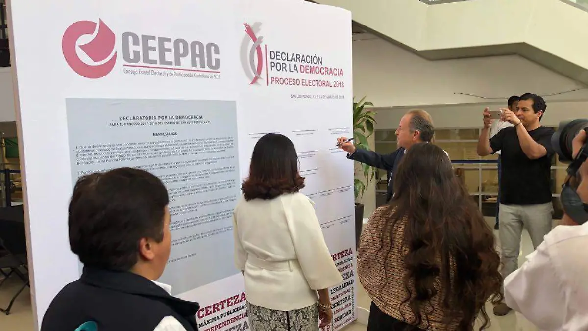 SLP ya tiene acuerdo por la democracia
