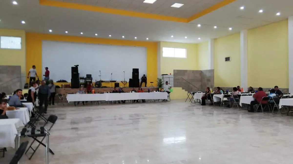 reinauguración salon ejidal