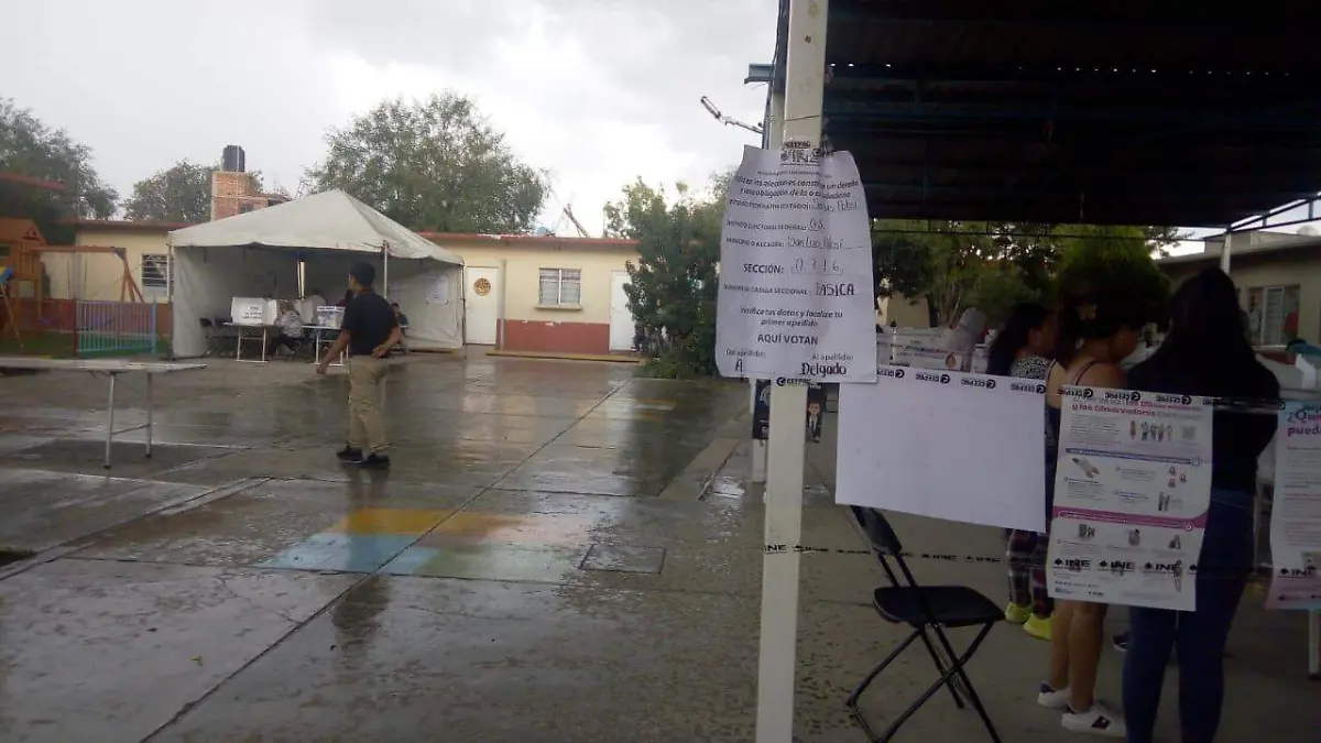 lluvia elección judicial