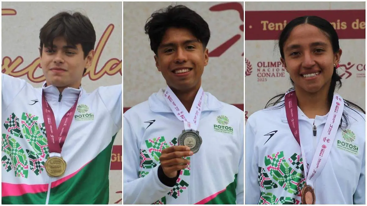 Medallistas de atletismo SLP