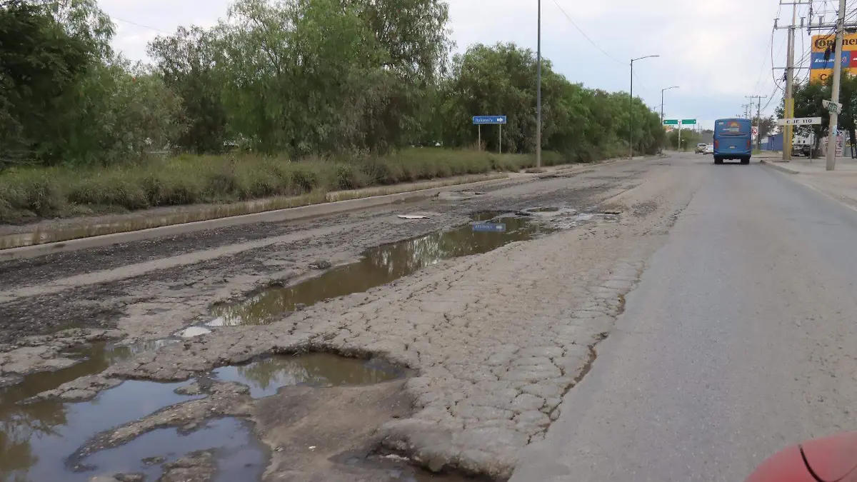 bacheo en la Zona industrial