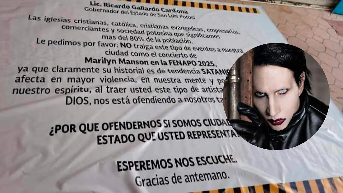 manta contra Marilyn Manson