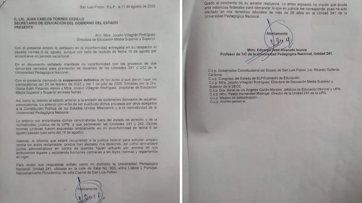 Docente denuncia irregularidades en procesos de promoción 