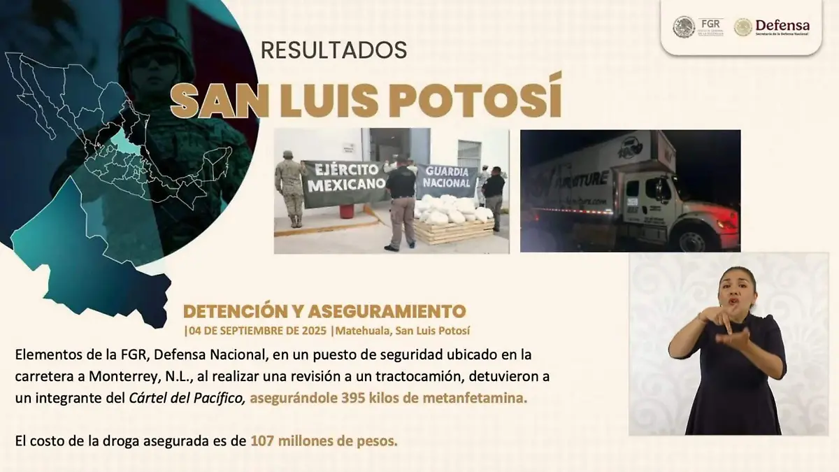 Aseguramiento en Matehuala