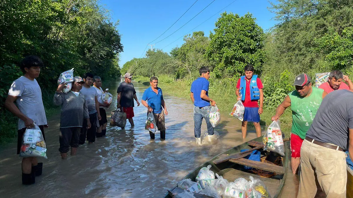 Inundaciones en la Huasteca