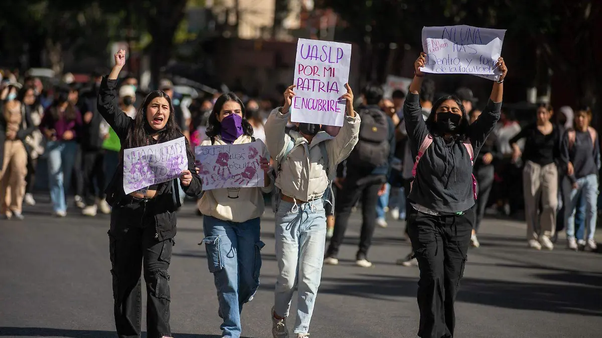 movilizaciones estudiantes de la UASLP