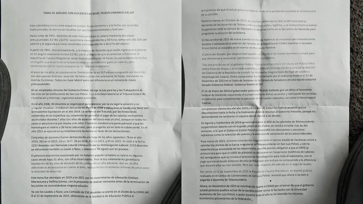 Plantón en el zócalo