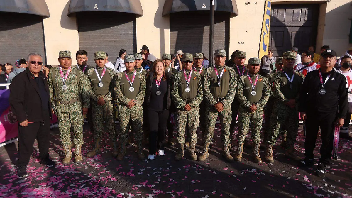 Ejército y la Guardia Nacional en la 6ta Carrera atlética de El Sol de San Luis (4)