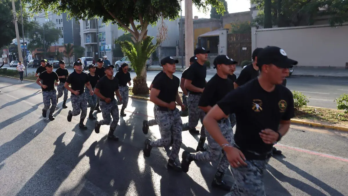 Ejército y la Guardia Nacional en la 6ta Carrera atlética de El Sol de San Luis