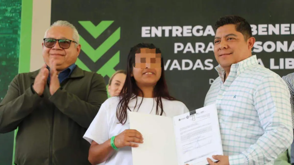 Mujer preliberada