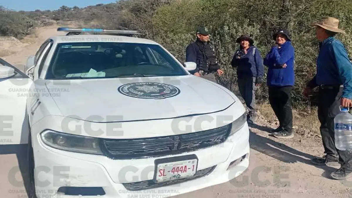 Senderistas rescatados