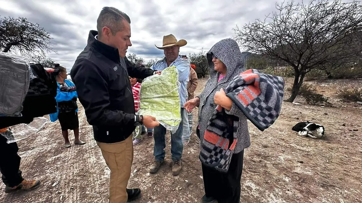 Entrega de cobijas