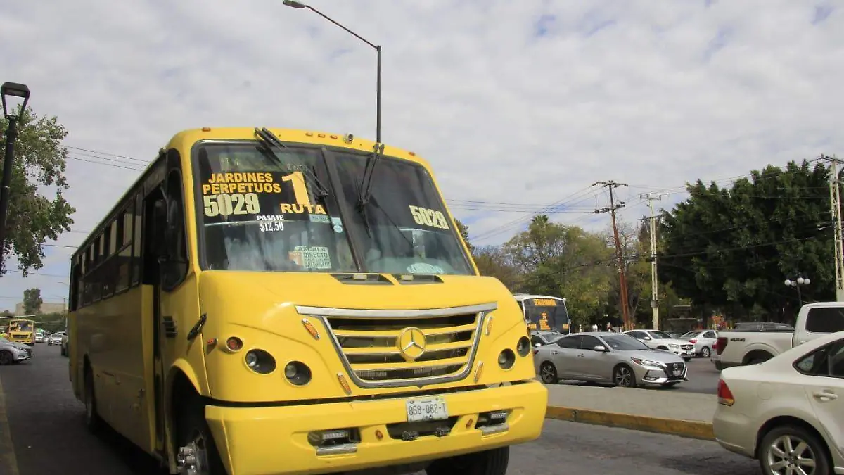 aumento a la tarifa de transporte en SLP