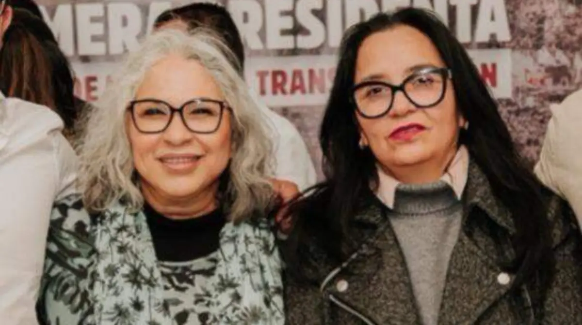 Rosa Icela Rodríguez y Rita Ozalia