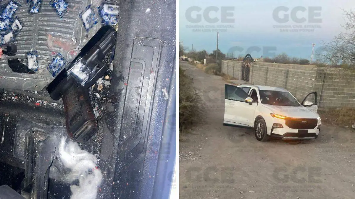 Abatena dos hombres que  realizaron disparos contra la GCE