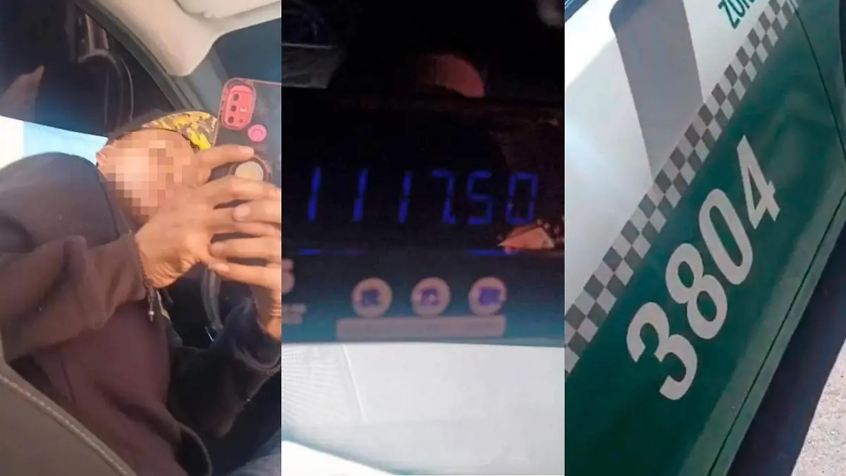 Taxista intentó cobrar más de mil pesos por viaje