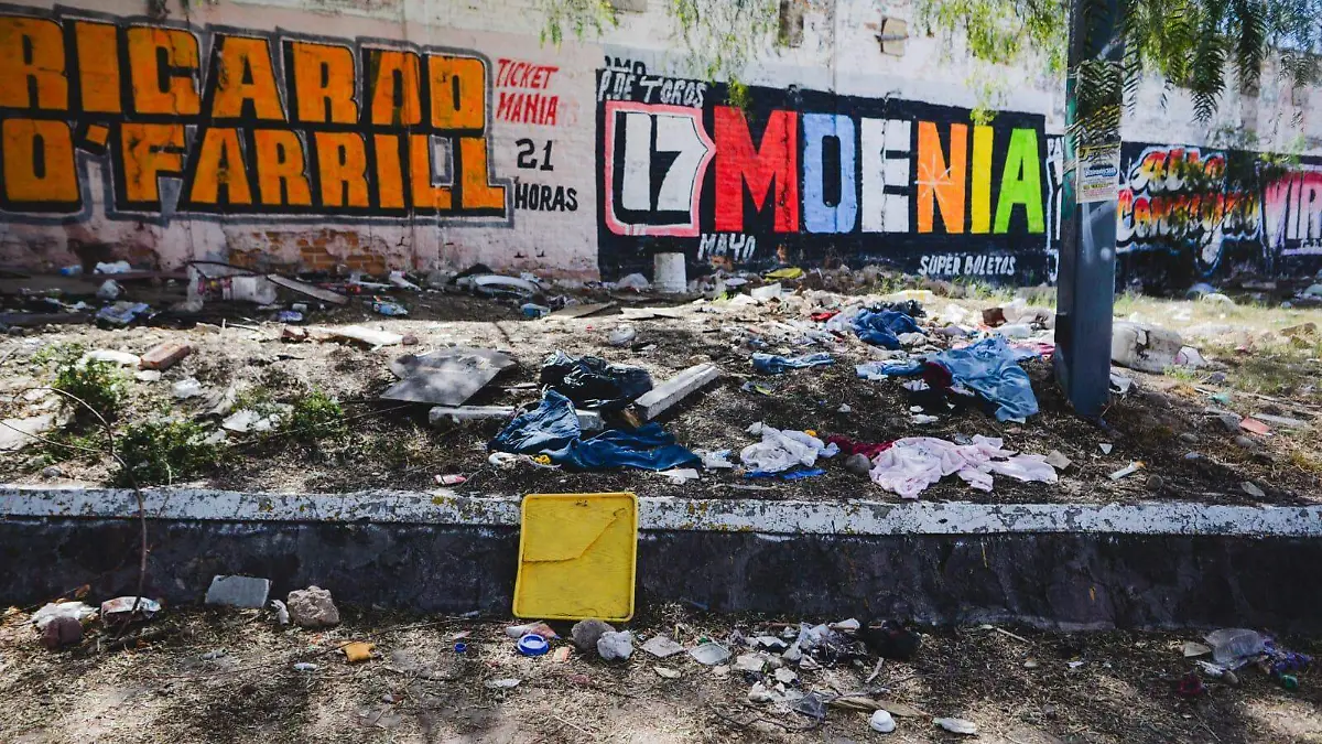 Basura acumulada en SLP