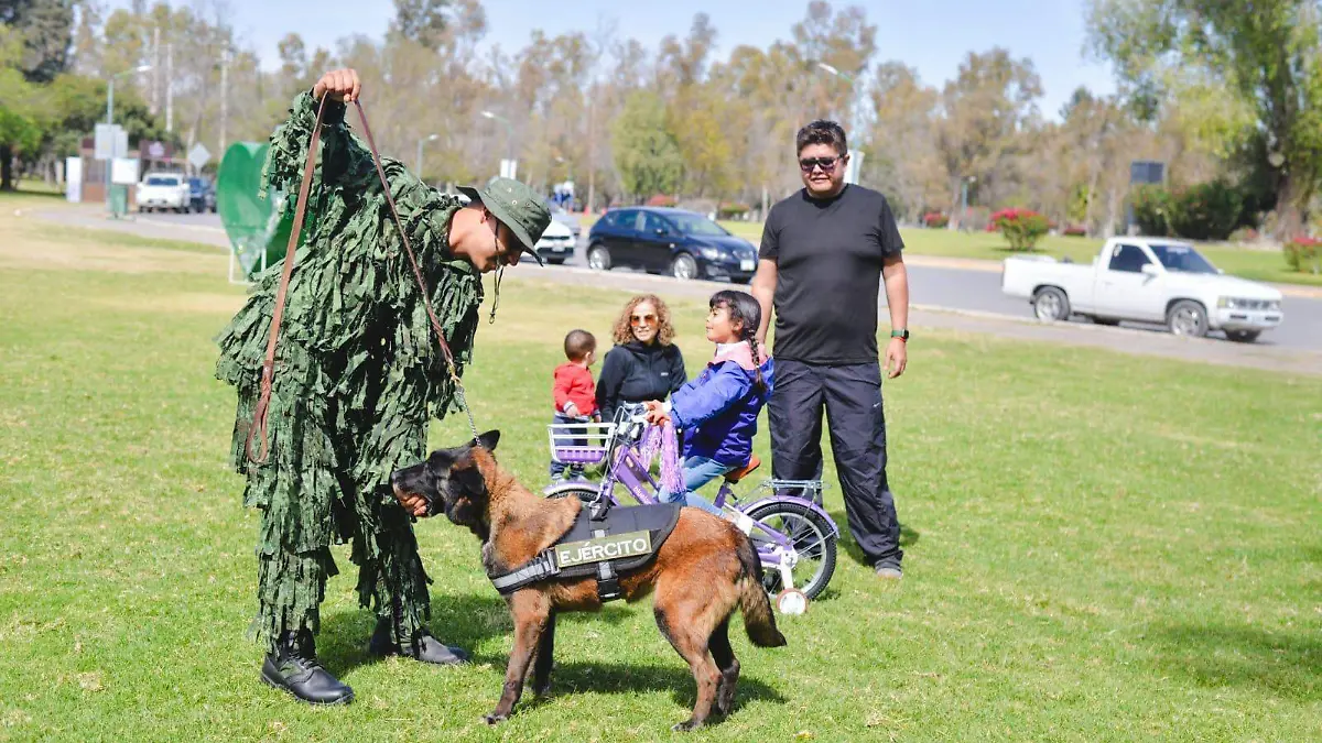 elementos del 40 Batallón de Infantería en el Parque Tangamanga I (1)