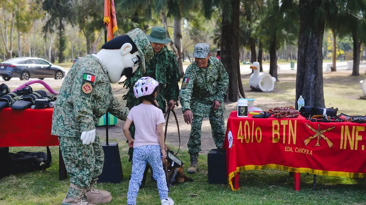 elementos del 40 Batallón de Infantería en el Parque Tangamanga I (3)