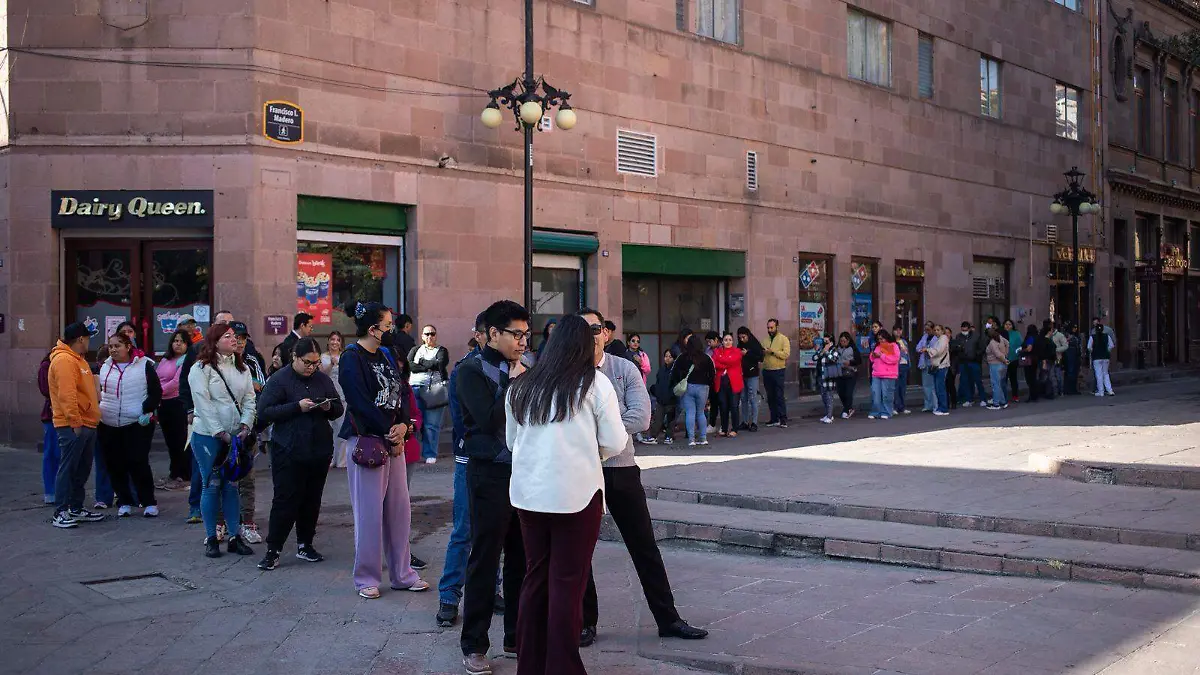 Vacuna contra el sarampión en Palacio de Gobierno