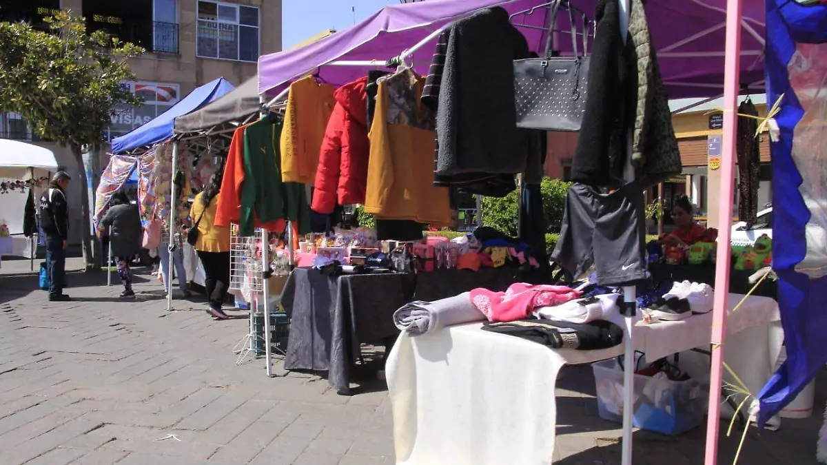 Comerciantes ambulantes en el Centro Histórico de SLP (1)