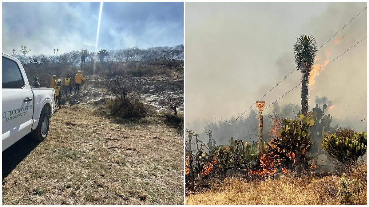 Incendios en SLP