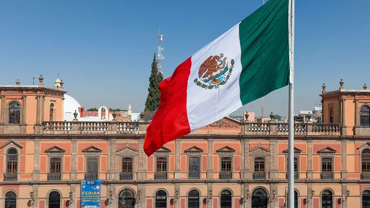 Conmemoración del Día de la Bandera en San Luis Potosí