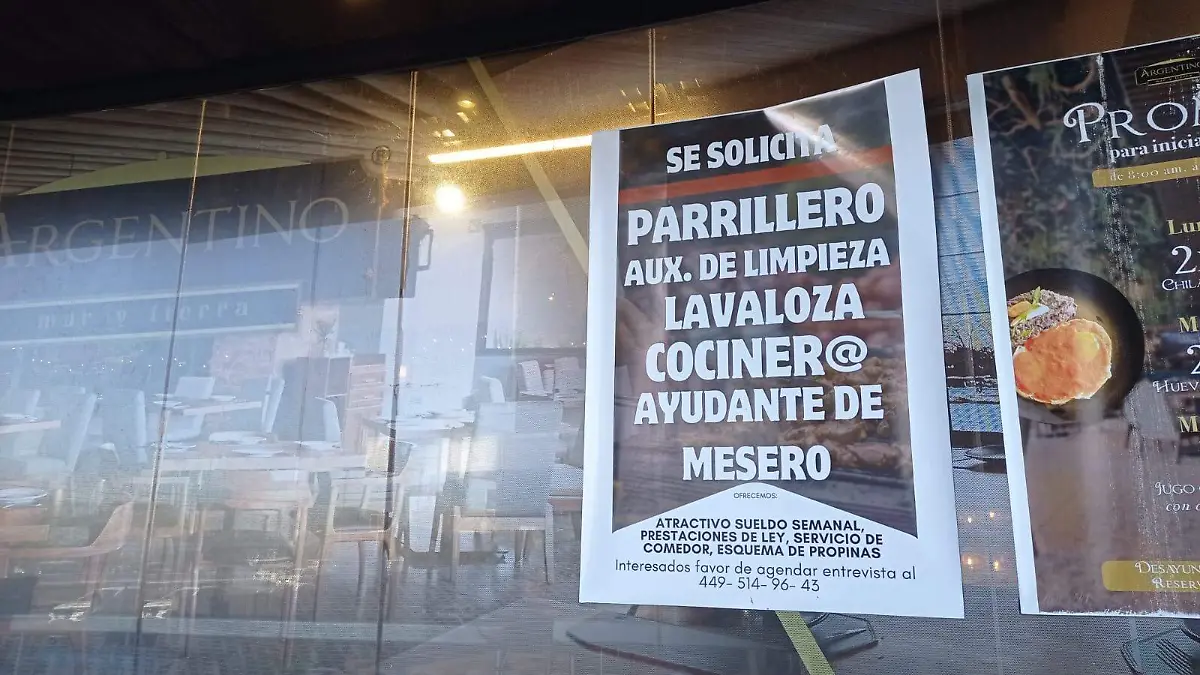 Empleo en el sector restaurantero potosino