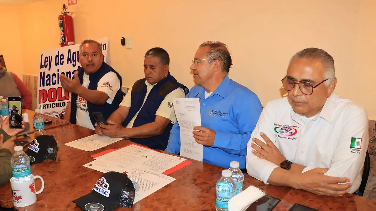 Amotac- ley de aguas nacionales