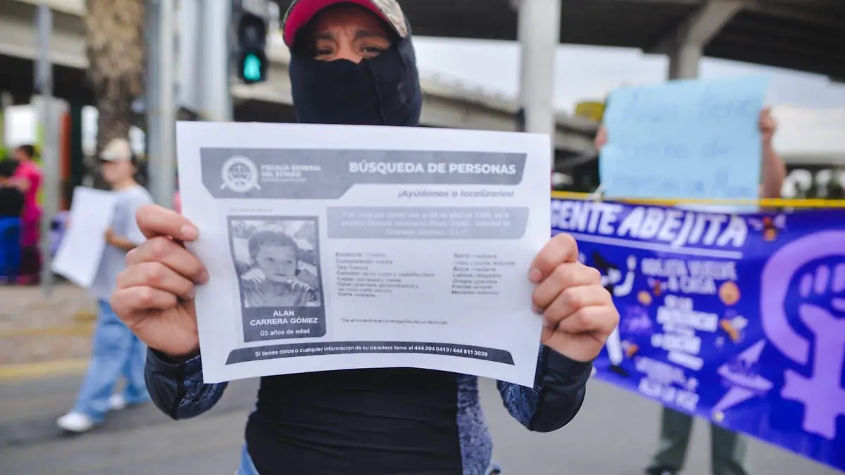 Protesta por Alan Carrera Gómez (1)