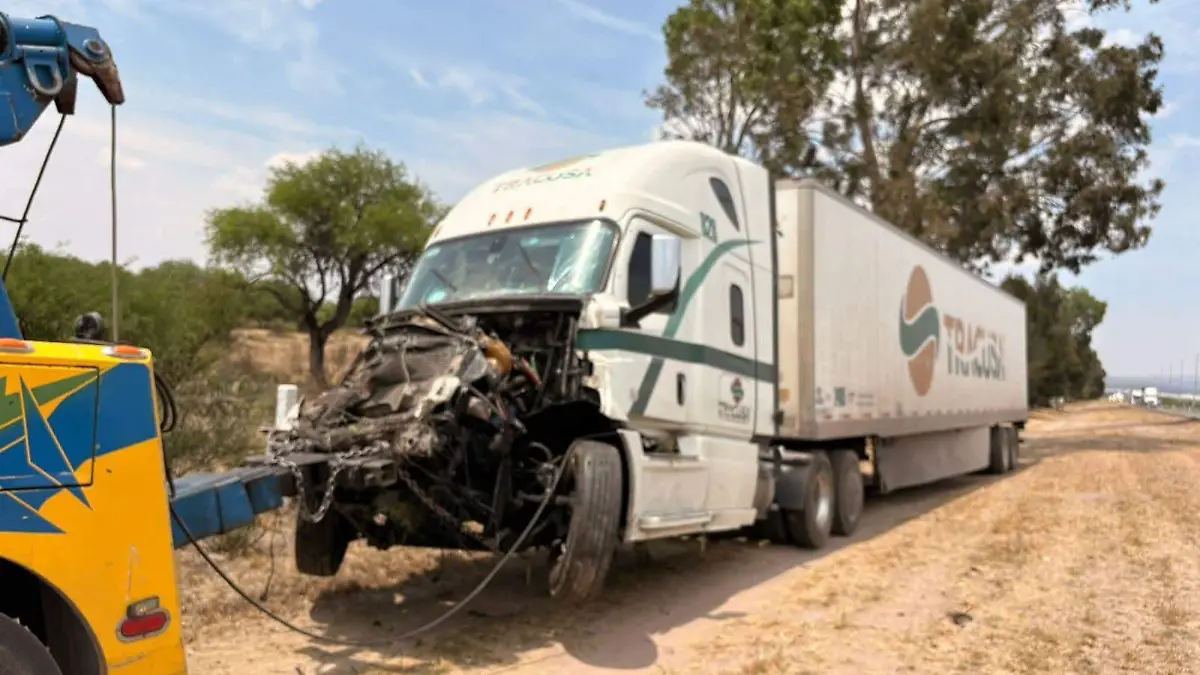 Accidente tractocamión