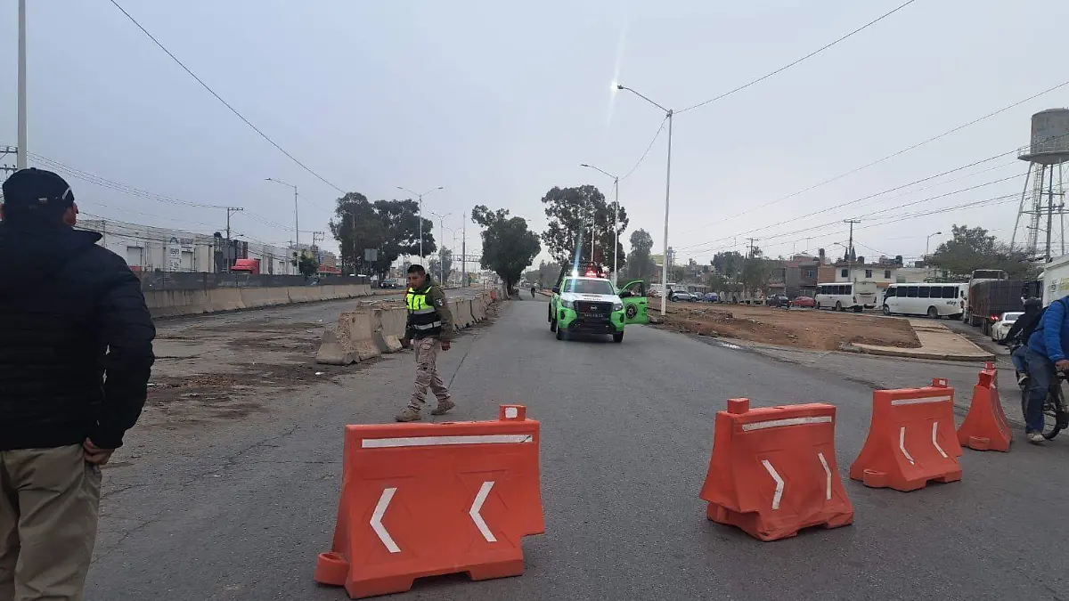 Cierres viales por obras en Circuito Potosí y Valle de los Fantasmas (1)