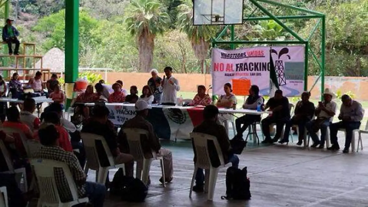 Comunidades indígenas en contra del l fracking en la Huasteca Potosina