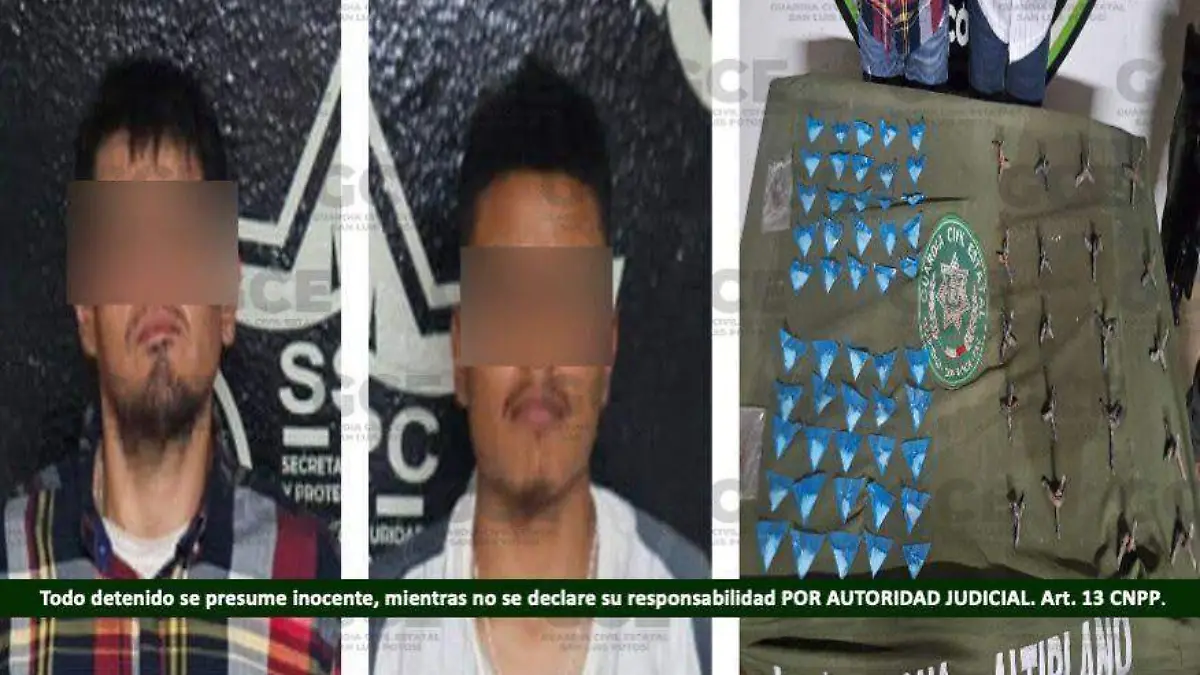 Humberto “N” de 29 años de edad y Jesús “N” de 23 años