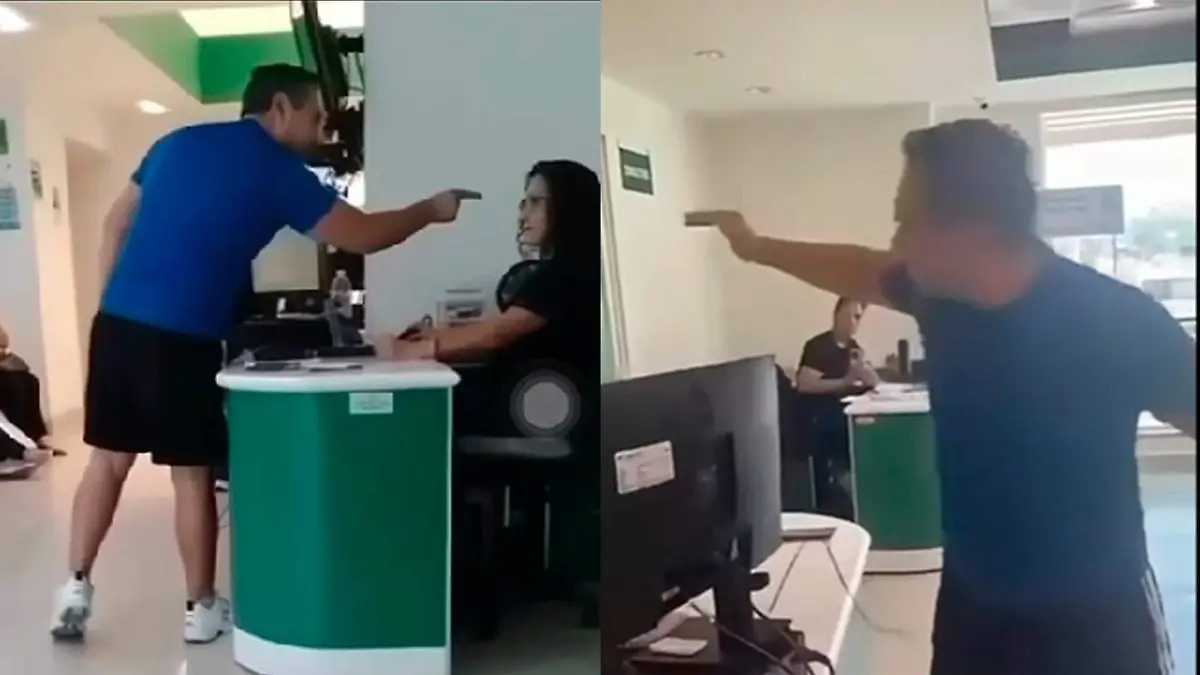 Agresión a trabajadora del IMSS
